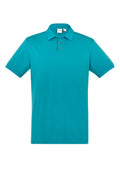 Mens City Short Sleeve Polo - Teal ||SRC=https://cdn.fashionbizapps.nz/honeybee/images/P105MS_bProduct_Teal_01_i4MzE3S.jpg
