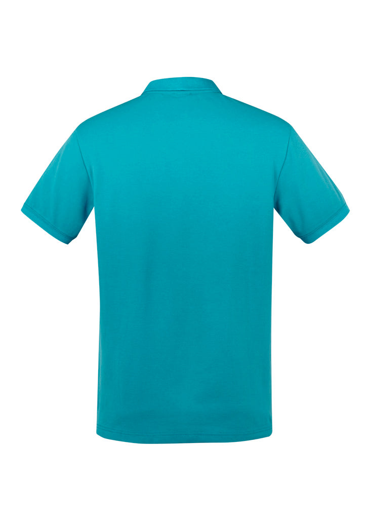 Mens City Short Sleeve Polo - Teal ||SRC=https://cdn.fashionbizapps.nz/honeybee/images/P105MS_bProduct_Teal_02_CBM6CVP.jpg
