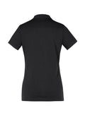 Womens Aston Short Sleeve Polo - Black/Silver Grey ||SRC=https://cdn.fashionbizapps.nz/honeybee/images/P106LS_bProduct_Black_SilverGrey_02_2UAmilj.jpg