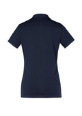 Womens Aston Short Sleeve Polo - Navy/Silver Grey ||SRC=https://cdn.fashionbizapps.nz/honeybee/images/P106LS_bProduct_Navy_SilverGrey_02_D0YVx1R.jpg