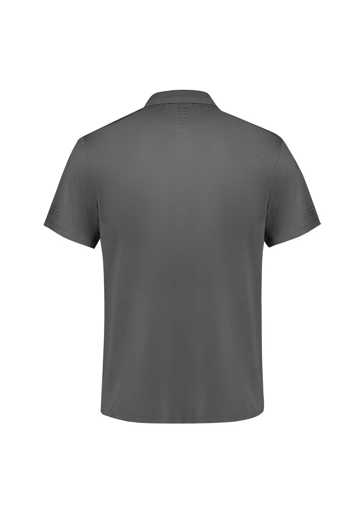 Kids Balance Short Sleeve Polo - Ash/Black ||SRC=https://cdn.fashionbizapps.nz/honeybee/images/P200KS_bProduct_Ash_Black_02_aIvaz6l.jpg