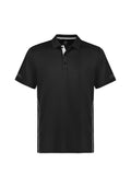 Kids Balance Short Sleeve Polo - Black/White ||SRC=https://cdn.fashionbizapps.nz/honeybee/images/P200KS_bProduct_Black_White_01_m4cHUfH.jpg