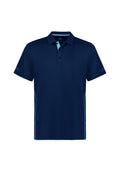 Kids Balance Short Sleeve Polo - Navy/Sky ||SRC=https://cdn.fashionbizapps.nz/honeybee/images/P200KS_bProduct_Navy_Sky_01_oWxjVAw.jpg