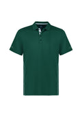 Mens Balance Short Sleeve Polo - Forest/White ||SRC=https://cdn.fashionbizapps.nz/honeybee/images/P200MS_bProduct_Forest_White_01_8wlS4Ec.jpg