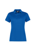 Womens Action Short Sleeve Polo - Royal ||SRC=https://cdn.fashionbizapps.nz/honeybee/images/P206LS_Product_Royal_01.jpg
