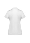 Womens Action Short Sleeve Polo - White ||SRC=https://cdn.fashionbizapps.nz/honeybee/images/P206LS_Product_White_02.jpg