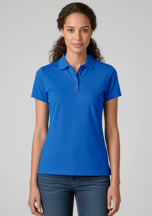 Womens Action Short Sleeve Polo ||SRC=https://cdn.fashionbizapps.nz/honeybee/images/P206LS_Talent_Royal_01.jpg