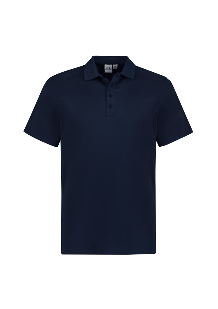 Mens Action Short Sleeve Polo - Navy ||SRC=https://cdn.fashionbizapps.nz/honeybee/images/P206MS_bProduct_Navy_01_UraJpEA.jpg