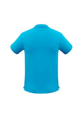 Mens Neon Short Sleeve Polo - Cyan ||SRC=https://cdn.fashionbizapps.nz/honeybee/images/P2100_bProduct_Cyan_02_5I0Kqcu.jpg