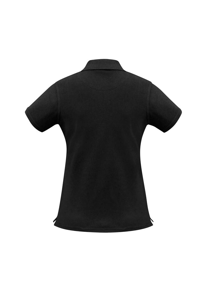 Womens Neon Short Sleeve Polo - Black ||SRC=https://cdn.fashionbizapps.nz/honeybee/images/P2125_bProduct_Black_02_GM7TWv7.jpg