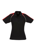 Womens Triton Short Sleeve Polo - Black/Red/White ||SRC=https://cdn.fashionbizapps.nz/honeybee/images/P225LS_bProduct_Black_Red_White_01_HX1hFTb.jpg