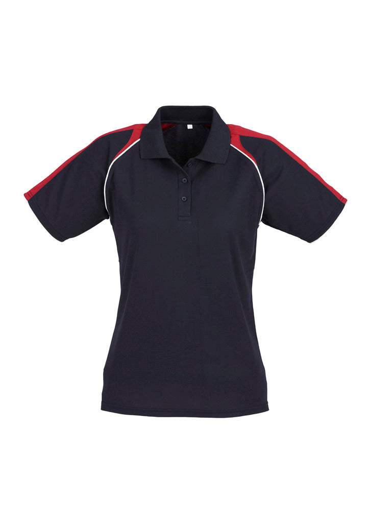 Womens Triton Short Sleeve Polo - Navy/Red/White ||SRC=https://cdn.fashionbizapps.nz/honeybee/images/P225LS_bProduct_Navy_Red_White_01_hfEZA8I.jpg