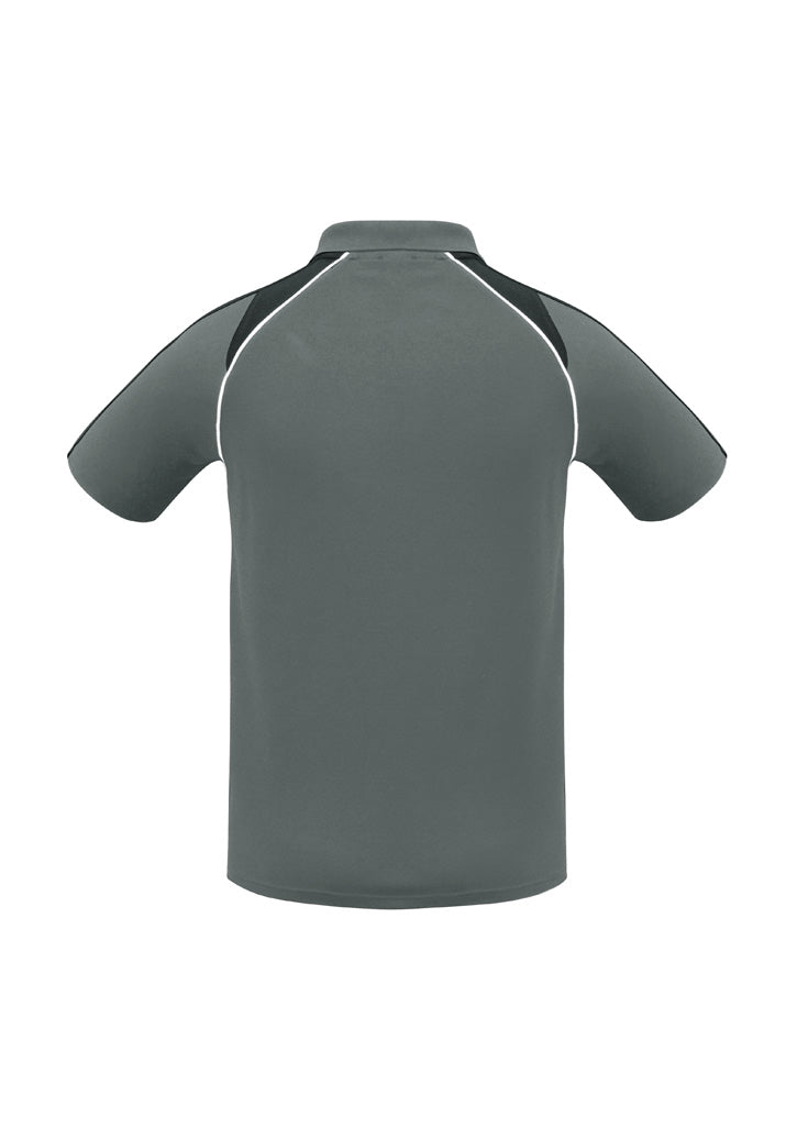 Mens Triton Short Sleeve Polo - Ash/Black/White ||SRC=https://cdn.fashionbizapps.nz/honeybee/images/P225MS_Product_Ash_Black_White_02_bx93SMX.jpg