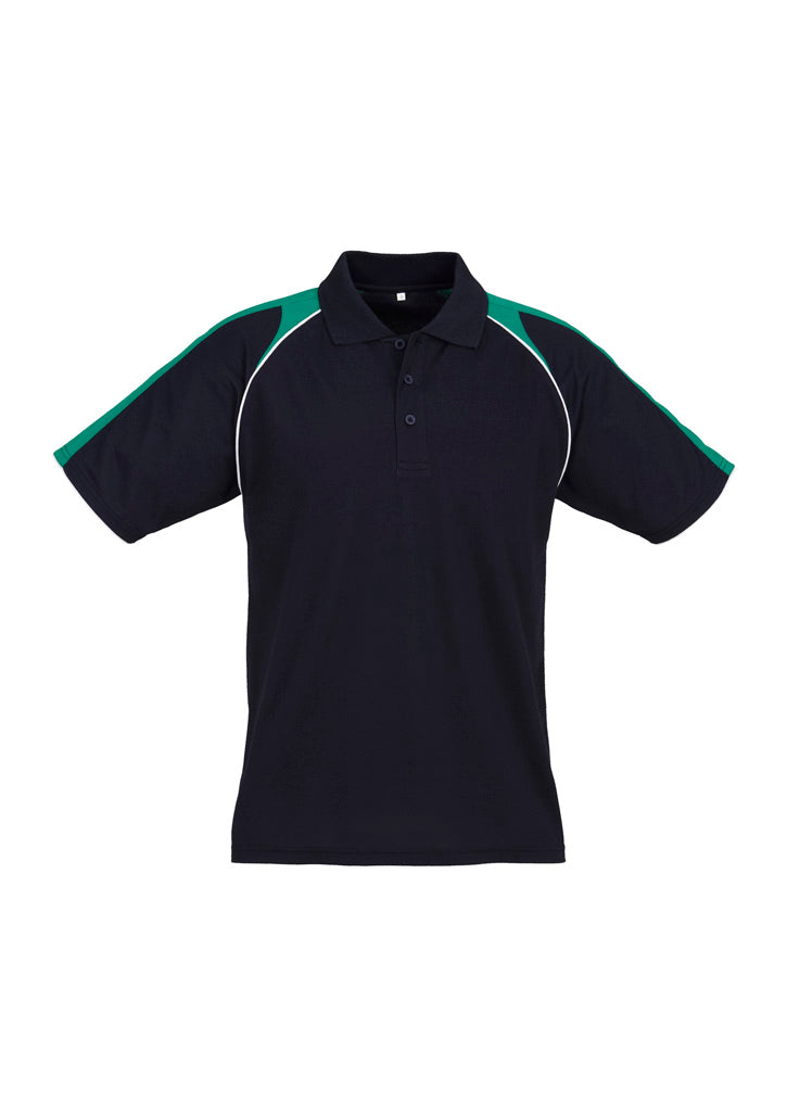 Mens Triton Short Sleeve Polo - Navy/Kelly Green/White ||SRC=https://cdn.fashionbizapps.nz/honeybee/images/P225MS_bProduct_Navy_KellyGreen_White_01_dlerg1S.jpg