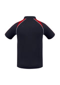 Mens Triton Short Sleeve Polo - Navy/Red/White ||SRC=https://cdn.fashionbizapps.nz/honeybee/images/P225MS_bProduct_Navy_Red_White_02_ZT3jY86.jpg