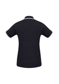 Womens Cambridge Short Sleeve Polo - Navy/White/White ||SRC=https://cdn.fashionbizapps.nz/honeybee/images/P227LS_bProduct_Navy_White_White_02_cBjfNrC.jpg