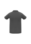 Mens Cambridge Short Sleeve Polo - Steel Grey/Black/White ||SRC=https://cdn.fashionbizapps.nz/honeybee/images/P227MS_bProduct_SteelGrey_Black_White_02_fLGTXOz.jpg