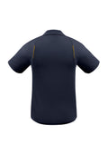Mens United Short Sleeve Polo - Navy/Gold ||SRC=https://cdn.fashionbizapps.nz/honeybee/images/P244MS_bProduct_Navy_Gold_02_HaSjDj1.jpg