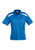 Mens United Short Sleeve Polo - Royal/White ||SRC=https://cdn.fashionbizapps.nz/honeybee/images/P244MS_bProduct_Royal_White_01_QzYHBkK.jpg