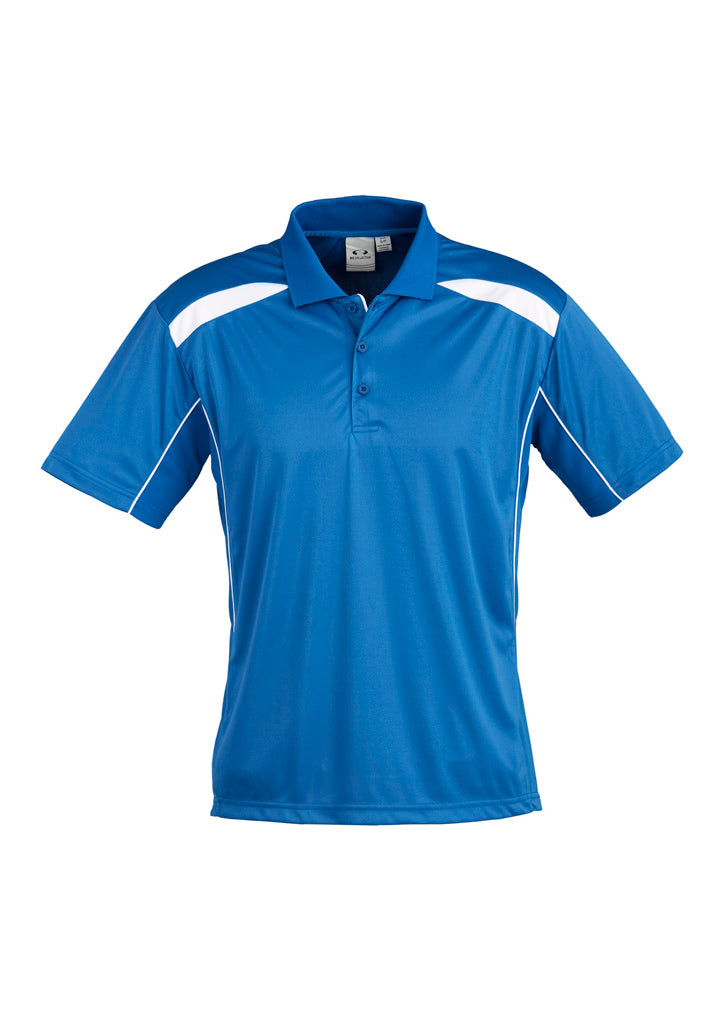 Mens United Short Sleeve Polo - Royal/White ||SRC=https://cdn.fashionbizapps.nz/honeybee/images/P244MS_bProduct_Royal_White_01_QzYHBkK.jpg
