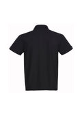 Mens Edge Short Sleeve Polo - Black/Check ||SRC=https://cdn.fashionbizapps.nz/honeybee/images/P305MS_bProduct_Black_Check_02_1T21SFN.jpg