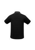 Womens Elite Short Sleeve Polo - Black/White ||SRC=https://cdn.fashionbizapps.nz/honeybee/images/P3225_bProduct_Black_White_02_cs2UBwD.jpg