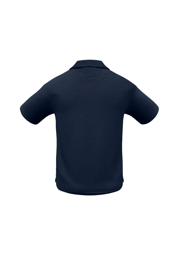 Mens Micro Waffle Short Sleeve Polo - Navy ||SRC=https://cdn.fashionbizapps.nz/honeybee/images/P3300_bProduct_Navy_02_IZ2uX8V.jpg