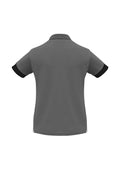 Womens Talon Short Sleeve Polo - Ash/Black ||SRC=https://cdn.fashionbizapps.nz/honeybee/images/P401LS_bProduct_Ash_Black_02_bMFjntt.jpg