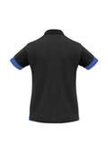 Womens Talon Short Sleeve Polo - Black/Royal ||SRC=https://cdn.fashionbizapps.nz/honeybee/images/P401LS_bProduct_Black_Royal_02_NwmJrFQ.jpg