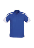 Mens Talon Short Sleeve Polo - Royal/White ||SRC=https://cdn.fashionbizapps.nz/honeybee/images/P401MS_bProduct_Royal_White_01_dlOQ2vv.jpg