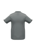 Kids Razor Short Sleeve Polo - Ash/Black ||SRC=https://cdn.fashionbizapps.nz/honeybee/images/P405KS_bProduct_Ash_Black_02_vcaQXsD.jpg
