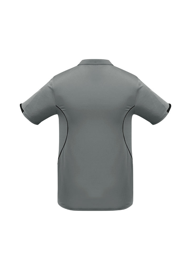 Kids Razor Short Sleeve Polo - Ash/Black ||SRC=https://cdn.fashionbizapps.nz/honeybee/images/P405KS_bProduct_Ash_Black_02_vcaQXsD.jpg