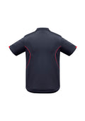 Kids Razor Short Sleeve Polo - Navy/Red ||SRC=https://cdn.fashionbizapps.nz/honeybee/images/P405KS_bProduct_Navy_Red_02_dlw6Va1.jpg