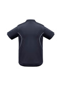 Kids Razor Short Sleeve Polo - Navy/White ||SRC=https://cdn.fashionbizapps.nz/honeybee/images/P405KS_bProduct_Navy_White_02_zqeCj1I.jpg