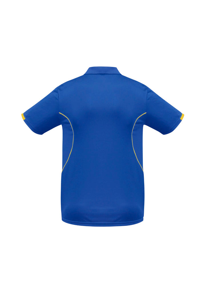 Kids Razor Short Sleeve Polo - Royal/Gold ||SRC=https://cdn.fashionbizapps.nz/honeybee/images/P405KS_bProduct_Royal_Gold_02_V8MhKQ8.jpg