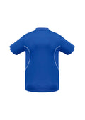 Kids Razor Short Sleeve Polo - Royal/White ||SRC=https://cdn.fashionbizapps.nz/honeybee/images/P405KS_bProduct_Royal_White_02_UC8ppk4.jpg