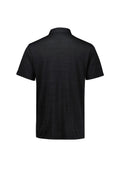 Mens Orbit Short Sleeve Polo - Black ||SRC=https://cdn.fashionbizapps.nz/honeybee/images/P410MS_Product_Black_02.jpg