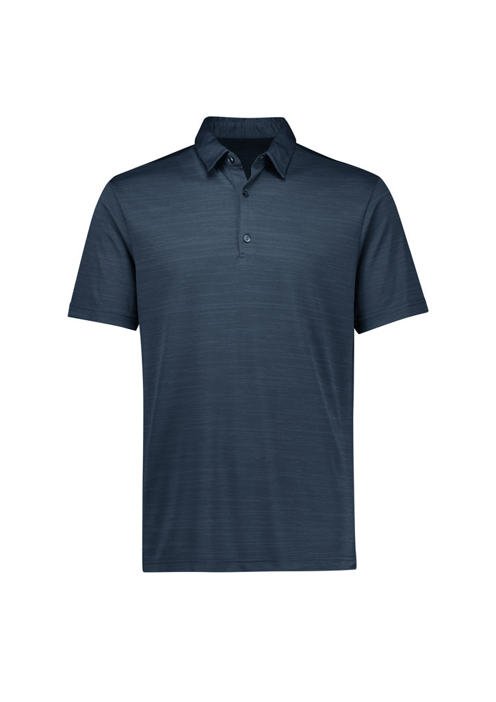 Mens Orbit Short Sleeve Polo - Navy ||SRC=https://cdn.fashionbizapps.nz/honeybee/images/P410MS_Product_Navy_01.jpg