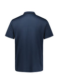 Mens Echo Short Sleeve Polo - Carbon Blue ||SRC=https://cdn.fashionbizapps.nz/honeybee/images/P412MS_Product_CarbonBlue_02.jpg