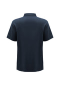 Mens Lotus Short Sleeve Polo - Navy ||SRC=https://cdn.fashionbizapps.nz/honeybee/images/P515MS_Product_Navy_02_NdtNPJe.jpg