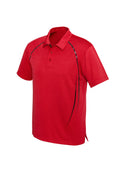 Mens Cyber Short Sleeve Polo - Red/Silver ||SRC=https://cdn.fashionbizapps.nz/honeybee/images/P604MS_bProduct_Red_Silver_01_TDBJ6Cg.jpg
