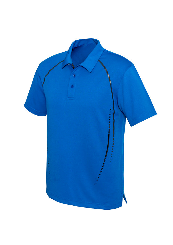 Mens Cyber Short Sleeve Polo - Royal/Silver ||SRC=https://cdn.fashionbizapps.nz/honeybee/images/P604MS_bProduct_Royal_Silver_01_3e3ZtKD.jpg