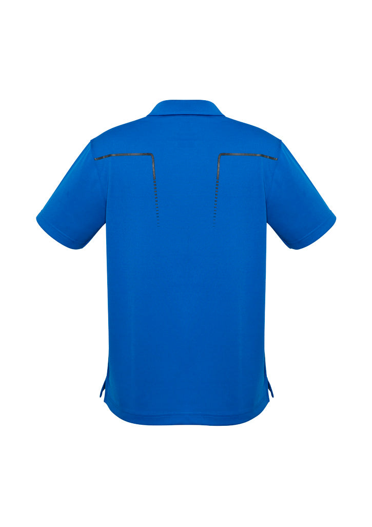 Mens Cyber Short Sleeve Polo - Royal/Silver ||SRC=https://cdn.fashionbizapps.nz/honeybee/images/P604MS_bProduct_Royal_Silver_02_KcHrKpM.jpg