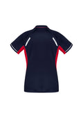 Womens Renegade Short Sleeve Polo - Navy/Red/Silver ||SRC=https://cdn.fashionbizapps.nz/honeybee/images/P700LS_bProduct_Navy_Red_Silver_02_d1Sj8Fu.jpg