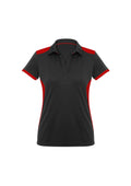 Womens Rival Short Sleeve Polo - Black/Red ||SRC=https://cdn.fashionbizapps.nz/honeybee/images/P705LS_bProduct_Black_Red_01_N3MBCHn.jpg