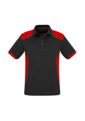 Mens Rival Short Sleeve Polo - Black/Red ||SRC=https://cdn.fashionbizapps.nz/honeybee/images/P705MS_bProduct_Black_Red_01_Ju0xFS0.jpg