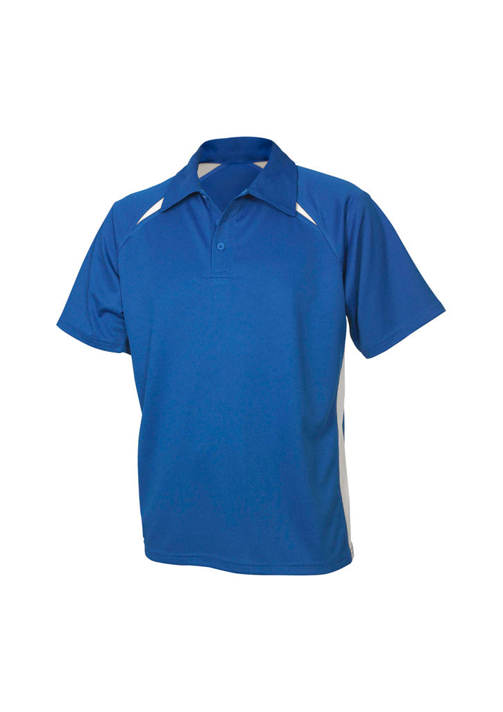 Mens Splice Short Sleeve Polo - Royal/White ||SRC=https://cdn.fashionbizapps.nz/honeybee/images/P7700_bProduct_Royal_White_01_N8AGeey.jpg