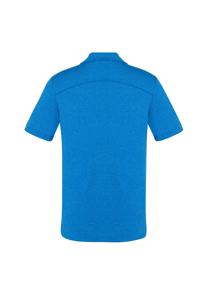 Mens Aero Short Sleeve Polo - Cyan ||SRC=https://cdn.fashionbizapps.nz/honeybee/images/P815MS_Product_Cyan_02_r0pbccy.jpg