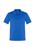 Mens Aero Short Sleeve Polo - Electric Blue ||SRC=https://cdn.fashionbizapps.nz/honeybee/images/P815MS_Product_ElectricBlue_01_4XvUNHL.jpg