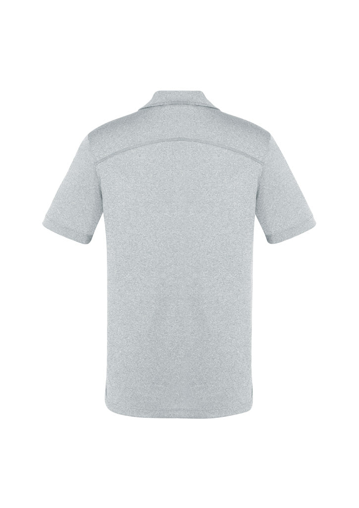 Mens Aero Short Sleeve Polo - Silver ||SRC=https://cdn.fashionbizapps.nz/honeybee/images/P815MS_Product_Silver_02_3efCdq2.jpg